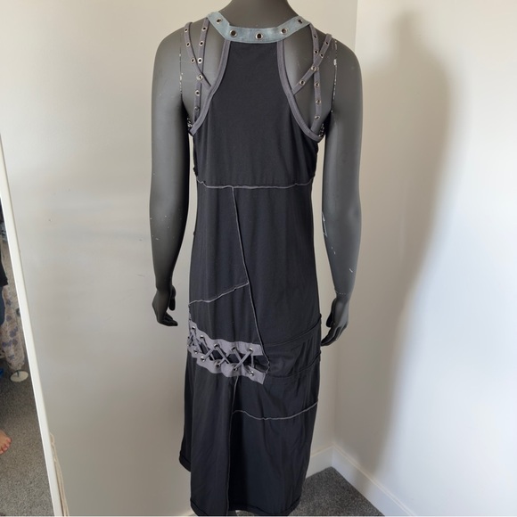 Marley & Chunky Black & Gray Patchwork Maxi Dress – Size 3XL (Fits L–XL) - Picture 5 of 10